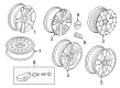Chevy Impala Limited Wheel Cover Diagram - 9598230
