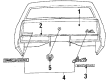 Cadillac Seville Weather Strip Diagram - 20510192