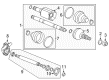 Cadillac XTS Axle Shaft Diagram - 84628595