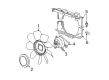 GMC Water Pump Pulley Diagram - 12625312