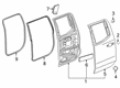 GMC Weather Strip Diagram - 84741678
