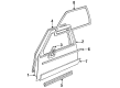 Cadillac DeVille Door Moldings Diagram - 20741572
