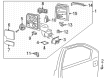 Chevy Silverado 2500 HD Side View Mirrors Diagram - 84944539