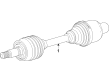 GMC Axle Shaft Diagram - 85103941