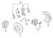 2000 Cadillac DeVille Brake Calipers Diagram - 89047654