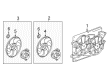 GMC Cooling Fan Resistors Diagram - 15212798