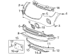 Buick Envision Bumper Diagram - 84968378