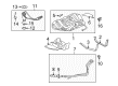 Saturn Fuel Injector O-Ring Diagram - 12593747