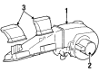 Cadillac Blower Motor Resistor Diagram - 90512510