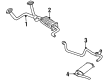 Pontiac Tail Pipe Diagram - 12367326