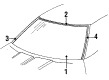 Chevy Corvette Side View Mirrors Diagram - 12513138