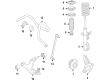 GMC Acadia Control Arm Diagram - 84989529