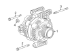Buick Regal Sportback Alternator Diagram - 13520817