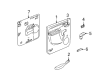 Cadillac Escalade Door Armrest Diagram - 15062480