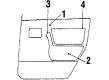 Pontiac 6000 Door Armrest Diagram - 10080132