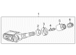 Cadillac TPMS Sensor Diagram - 13581557