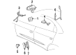 Oldsmobile Aurora Air Bag Clockspring Diagram - 26089984
