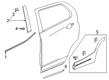 GMC Terrain Door Moldings Diagram - 84454223