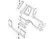 Oldsmobile Achieva Door Moldings Diagram - 16612226