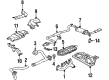 Cadillac Seville Catalytic Converter Diagram - 25129701