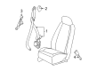 Chevy HHR Seat Belt Diagram - 89026441
