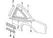 1990 Chevy Cavalier Door Moldings Diagram - 22539614