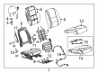 Chevy Seat Cushion Pad Diagram - 22855721
