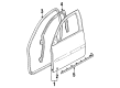 Oldsmobile Aurora Door Seal Diagram - 25725412