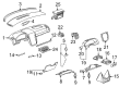 Buick Cup Holder Diagram - 15119264
