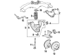 GMC C3500 Brake Backing Plate Diagram - 19211696