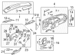 Pontiac Dash Panel Vent Portion Covers Diagram - 10308608