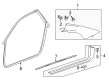 Cadillac CTS Door Seal Diagram - 22840440