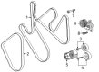GMC Drive Belt Diagram - 12717890