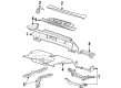 Oldsmobile LSS Floor Pan Diagram - 25650791