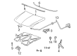 Chevy Avalanche 2500 Hood Latch Diagram - 15048022
