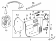 GMC Sierra 3500 HD Power Window Switch Diagram - 86778969