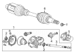 Cadillac Drive Shaft Diagram - 84422106