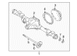 Buick Rainier Axle Shaft Diagram - 15842174