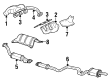 Oldsmobile Intrigue Catalytic Converter Diagram - 12563569