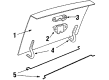 Cadillac Fleetwood Liftgate Hinge Diagram - 25543721