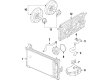 Cadillac SRX Radiator fan Diagram - 20883034