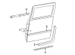 GMC C3500 Door Moldings Diagram - 15740105