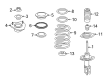 Buick Strut Bearing Diagram - 00908554