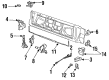 Buick Tailgate Latch Diagram - 22101874