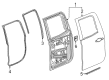 GMC Sierra 2500 HD Door Seal Diagram - 23253022