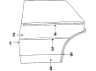 Cadillac Seville Door Seal Diagram - 20104596