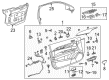 Cadillac SRX Power Window Switch Diagram - 22747718