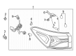 Chevy Trailblazer Tail Light Diagram - 42857970