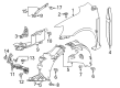 2014 Chevy Sonic Fender Splash Shield Diagram - 95072280