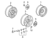 Cadillac Escalade Spare Wheel Diagram - 9598755